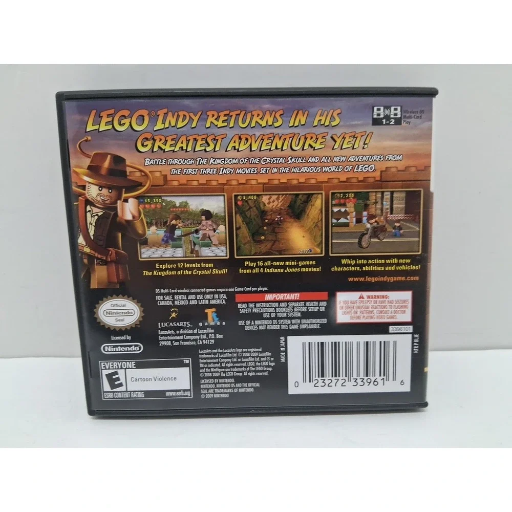 LEGO Indiana Jones 2: The Adventure Continues (Nintendo DS, 2009)